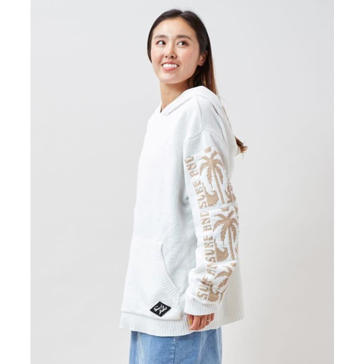 【カヒコ】トムメンズニットフードトップス【SURF&Palms】 | アミナコレクション | 詳細画像8 
