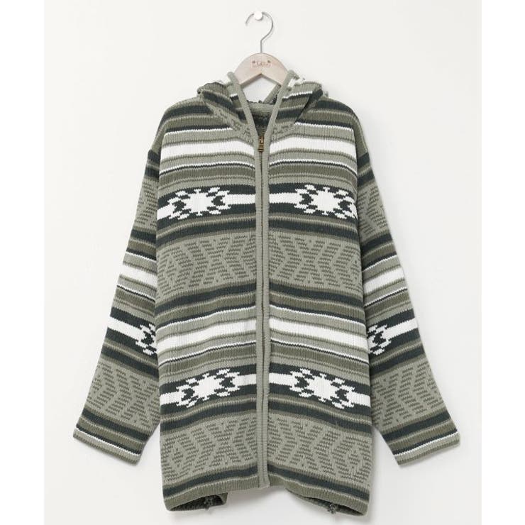 グリーン | 【カヒコ】カナハニットアウター | アミナコレクション 