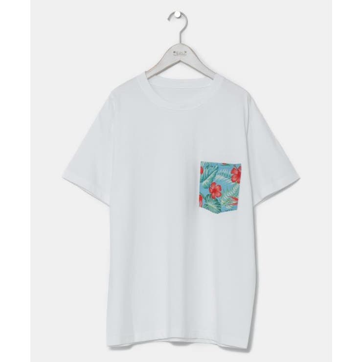 ホワイト | 【カヒコ】ポケニカルメンズＴシャツ | アミナコレクション