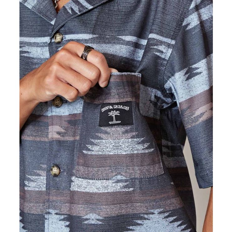 【カヒコ】【SURF&Palms】カリッサメンズシャツ | アミナコレクション | 詳細画像12 