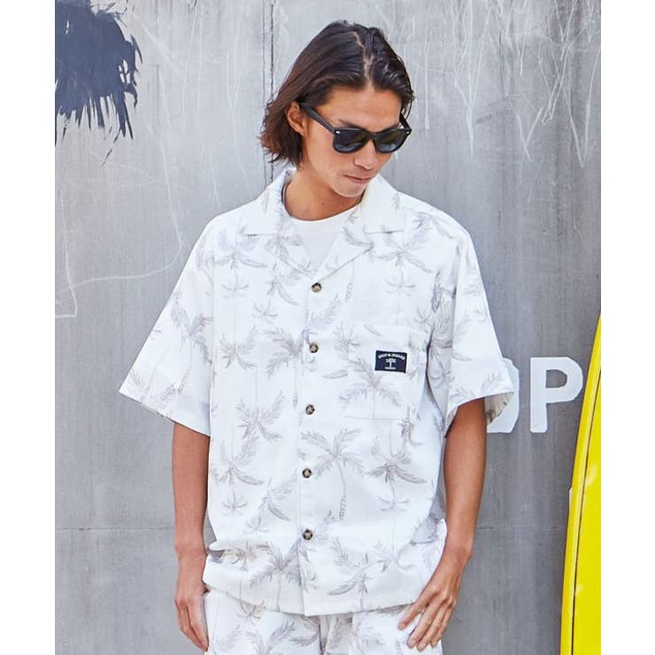 【カヒコ】【SURF&Palms】カリッサメンズシャツ | アミナコレクション | 詳細画像2 
