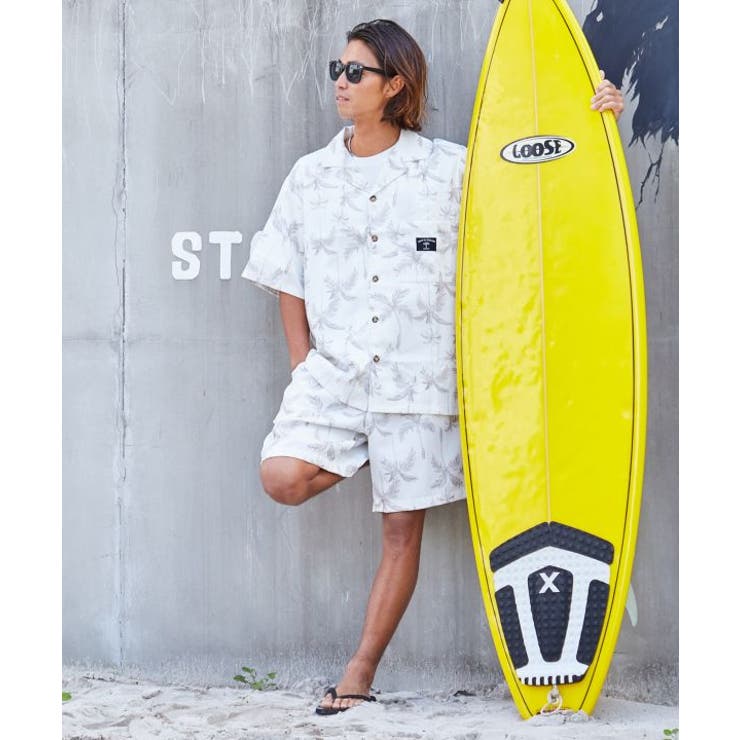 【カヒコ】【SURF&Palms】カリッサメンズハーフパンツ | アミナコレクション | 詳細画像1 