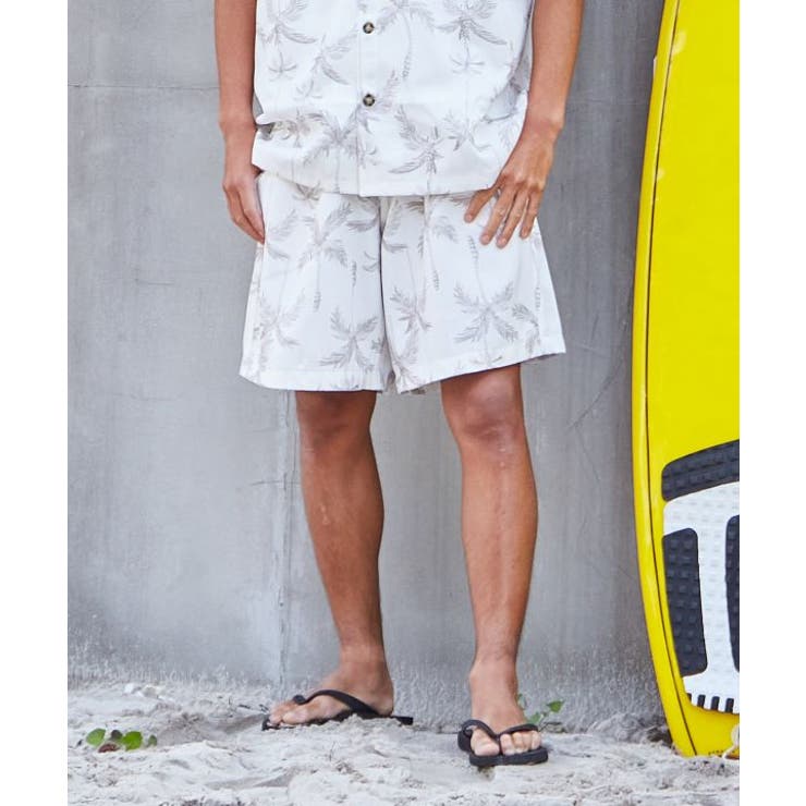 【カヒコ】【SURF&Palms】カリッサメンズハーフパンツ | アミナコレクション | 詳細画像3 