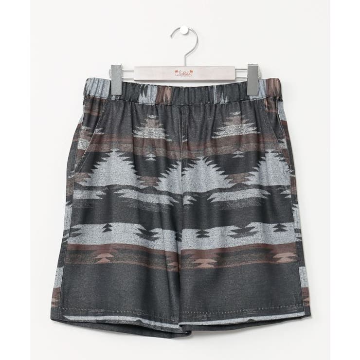 ブラック | 【カヒコ】【SURF&Palms】カリッサメンズハーフパンツ | アミナコレクション