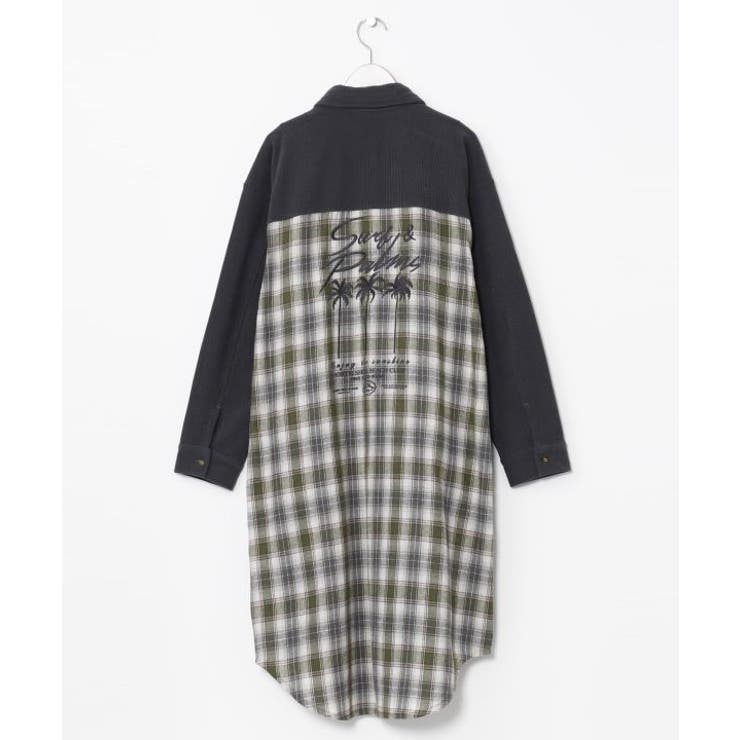 グレー | 【カヒコ】コラピントシャツワンピース【SURF&Palms】 | アミナコレクション 