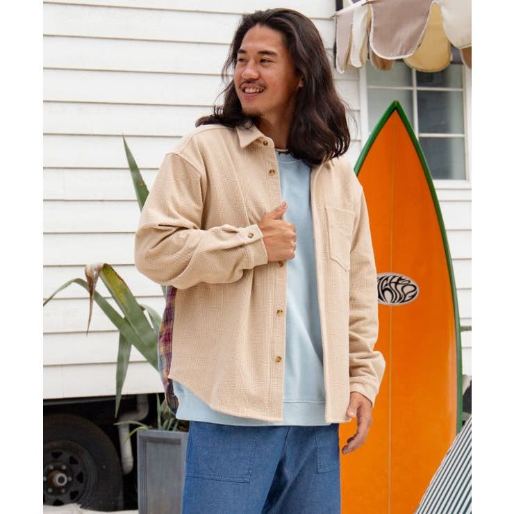 【カヒコ】コラピントメンズシャツ【SURF&Palms】 | アミナコレクション | 詳細画像2 