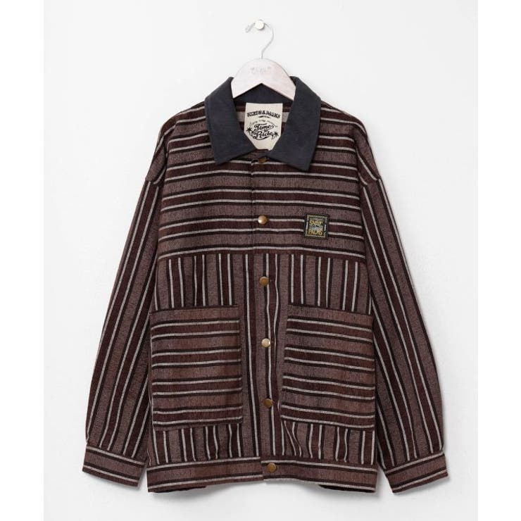 ブラウン | 【カヒコ】ジョアンメンズジャケット【SURF&Palms】 | アミナコレクション