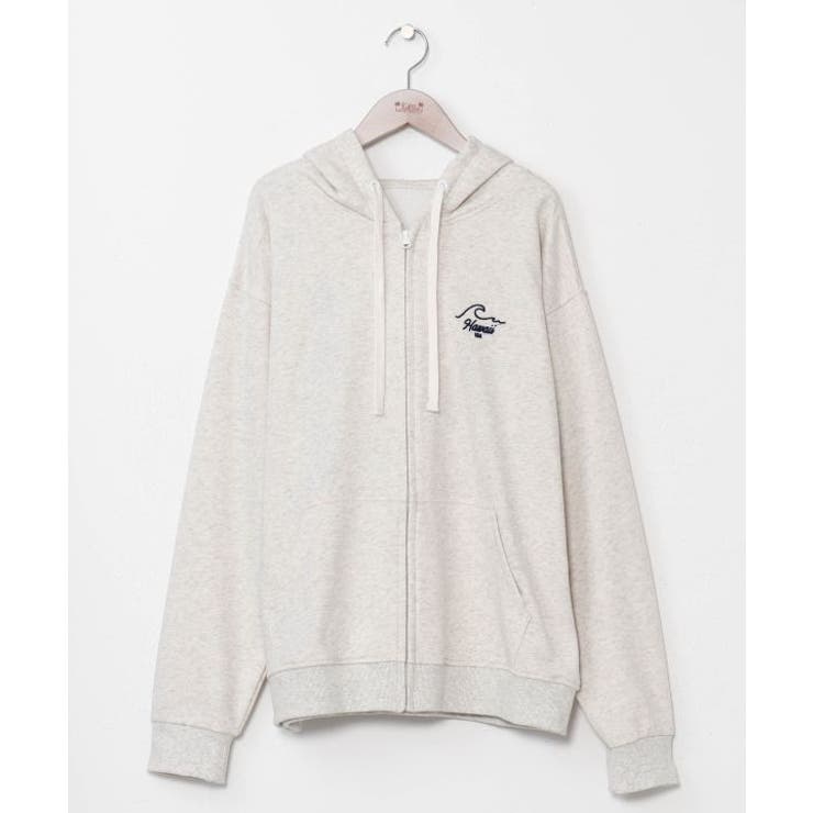 ライトグレー | 【カヒコ】コロアメンズジップアップパーカー | アミナコレクション 
