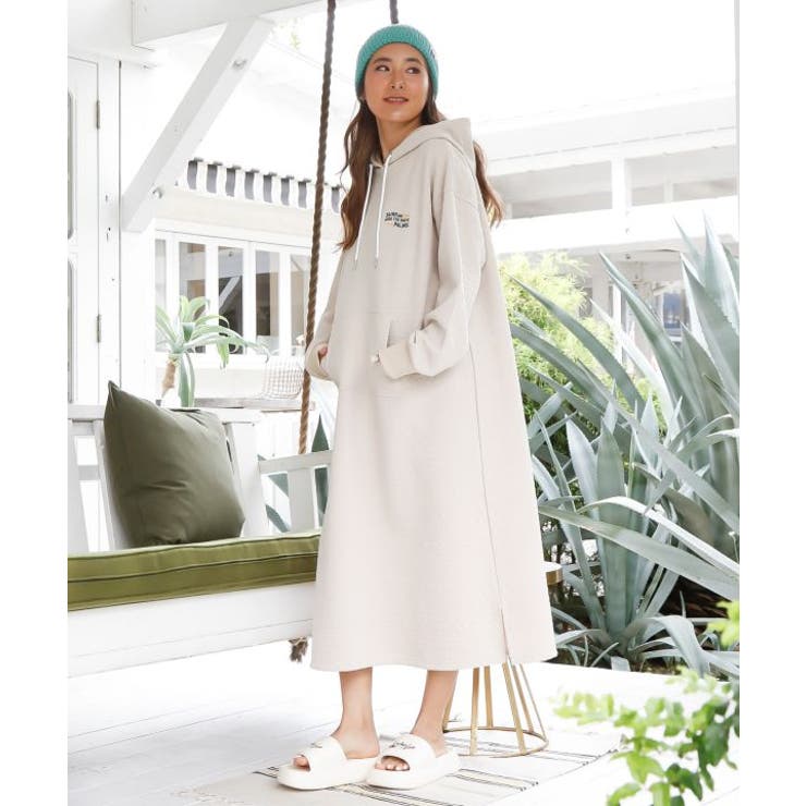 ベージュ | 【カヒコ】ジェイフードワンピース【SURF&Palms】 | アミナコレクション 