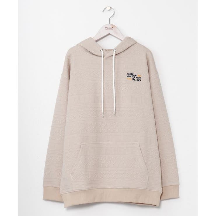 ベージュ | 【カヒコ】ジェイメンズフーディー【SURF&Palms】 | アミナコレクション 