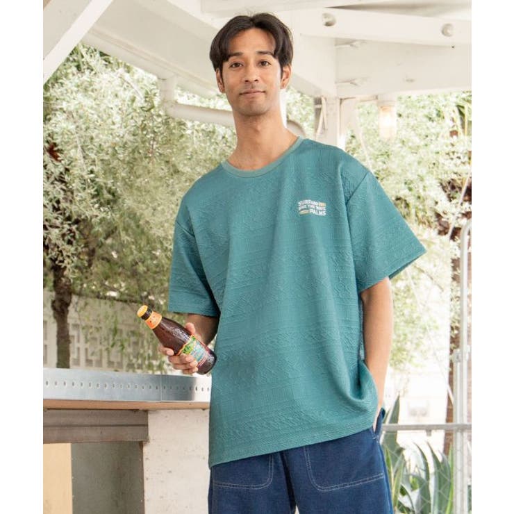 グリーン | 【カヒコ】ジェイメンズTシャツ【SURF&Palms】 | アミナコレクション 