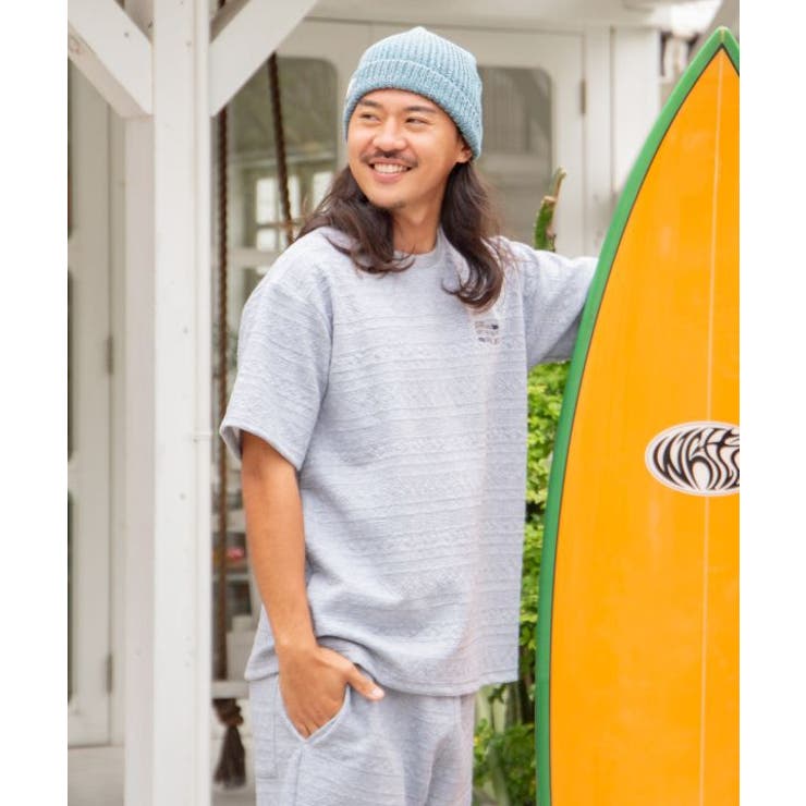 グレー | 【カヒコ】ジェイメンズTシャツ【SURF&Palms】 | アミナコレクション 
