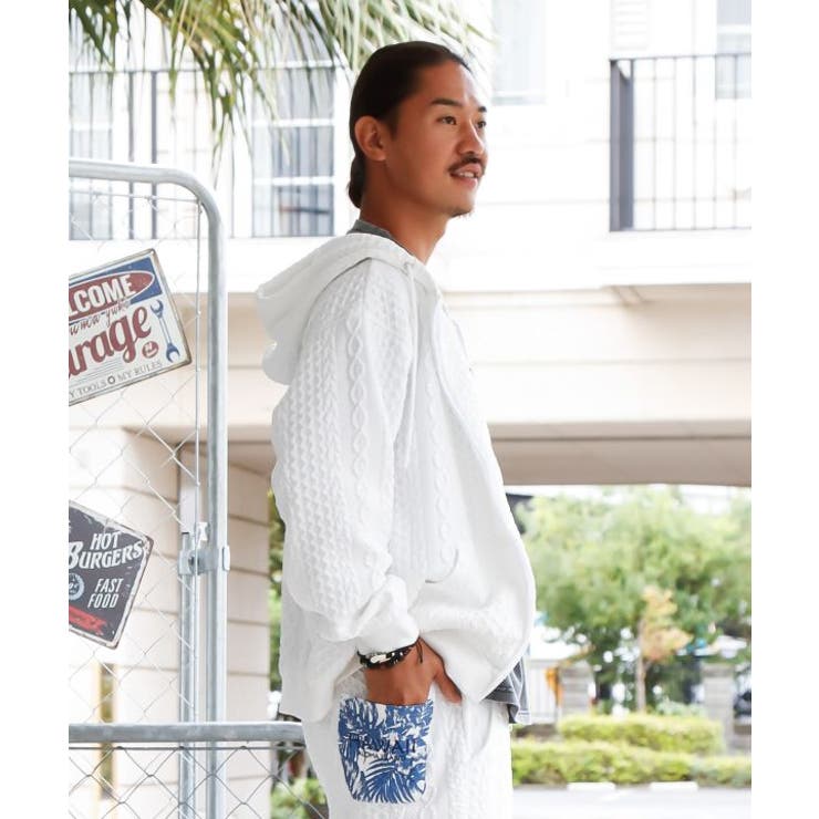 【カヒコ】フイナハメンズジップアップパーカー | アミナコレクション  | 詳細画像2 