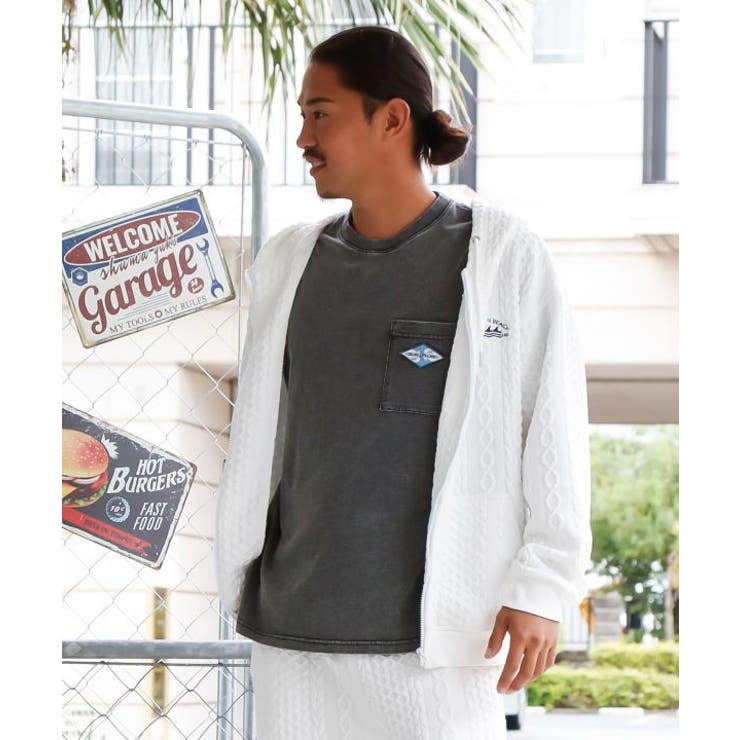 【カヒコ】フイナハメンズジップアップパーカー | アミナコレクション  | 詳細画像3 