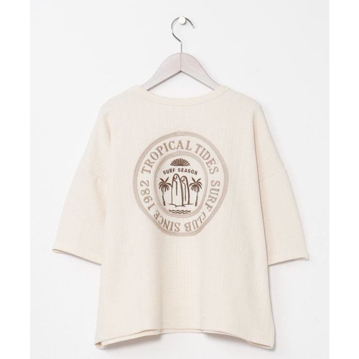 ホワイト | 【カヒコ】ハエナＴシャツ【SURF&Palms】 | アミナコレクション 