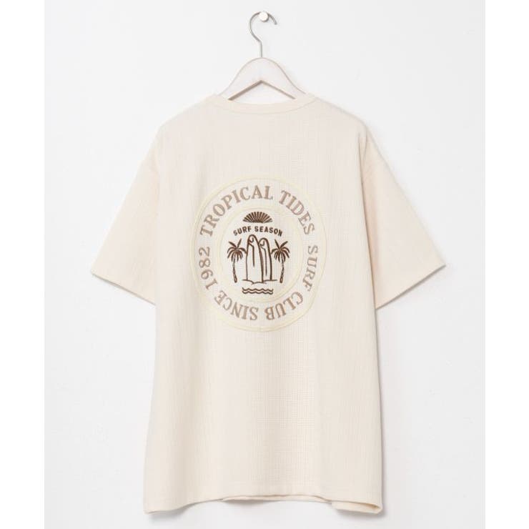 ホワイト | 【カヒコ】ハエナメンズＴシャツ【SURF&Palms】 | アミナコレクション 