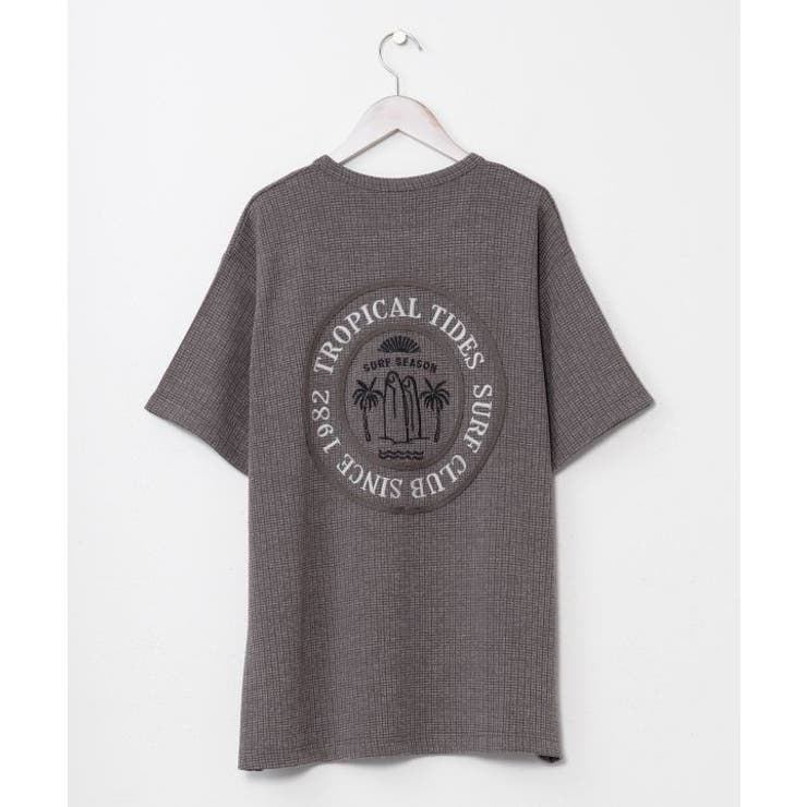 グレー | 【カヒコ】ハエナメンズＴシャツ【SURF&Palms】 | アミナコレクション 
