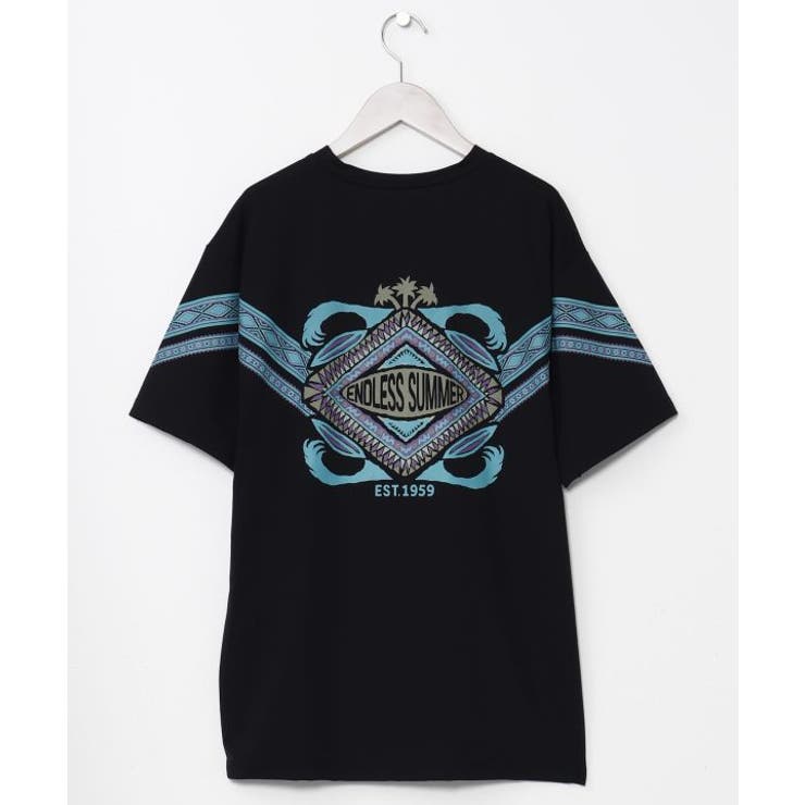 ブラック | 【カヒコ】【UVカット加工】カイケアメンズTシャツ | アミナコレクション 