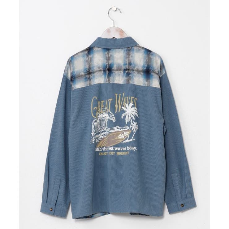 ブルー | 【カヒコ】【SURF&Palms】コールシャツ | アミナコレクション 