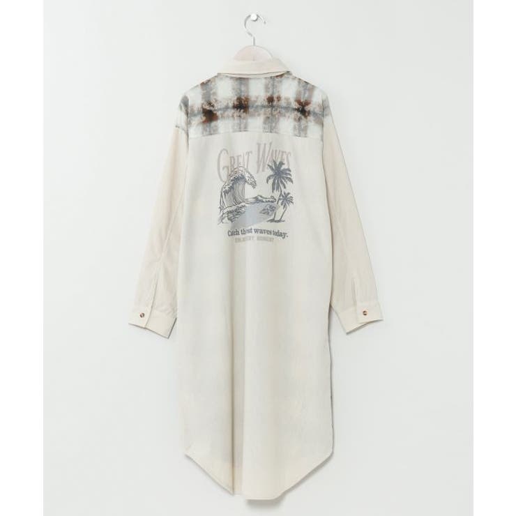 ベージュ | 【カヒコ】【SURF&Palms】コールシャツワンピース | アミナコレクション 