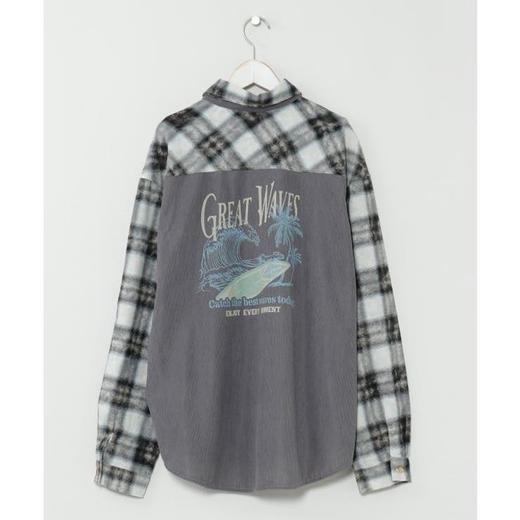 チャコール | 【カヒコ】【SURF&Palms】コールメンズシャツ | アミナコレクション 