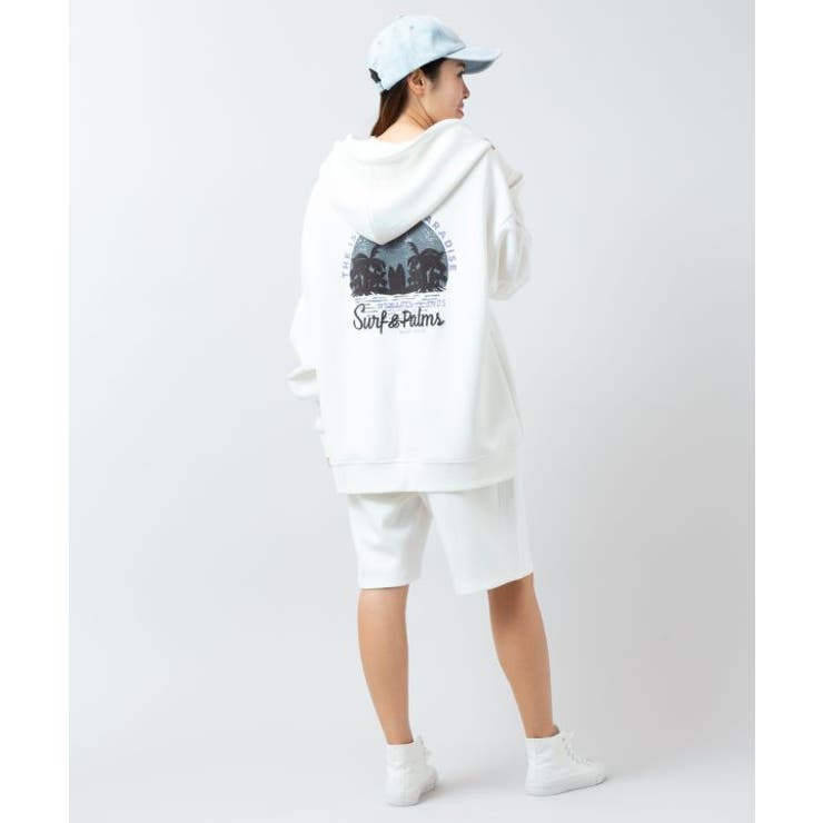 【カヒコ】オレリーメンズジップアップパーカー【SURF&Palms】 | アミナコレクション  | 詳細画像3 