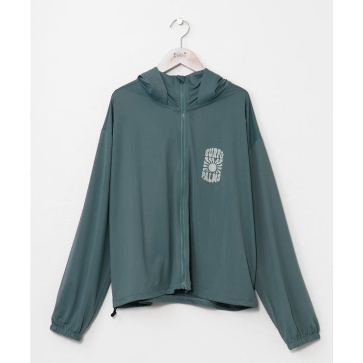 【カヒコ】【ＵＶカット加工】ビリージップアップパーカー【SURF&Palms】 | アミナコレクション  | 詳細画像11 