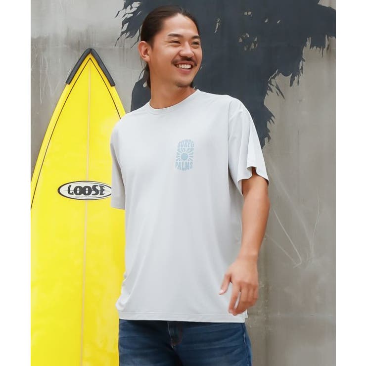 【カヒコ】【ＵＶカット加工】ビリーメンズTシャツ【SURF&Palms】 | アミナコレクション  | 詳細画像2 
