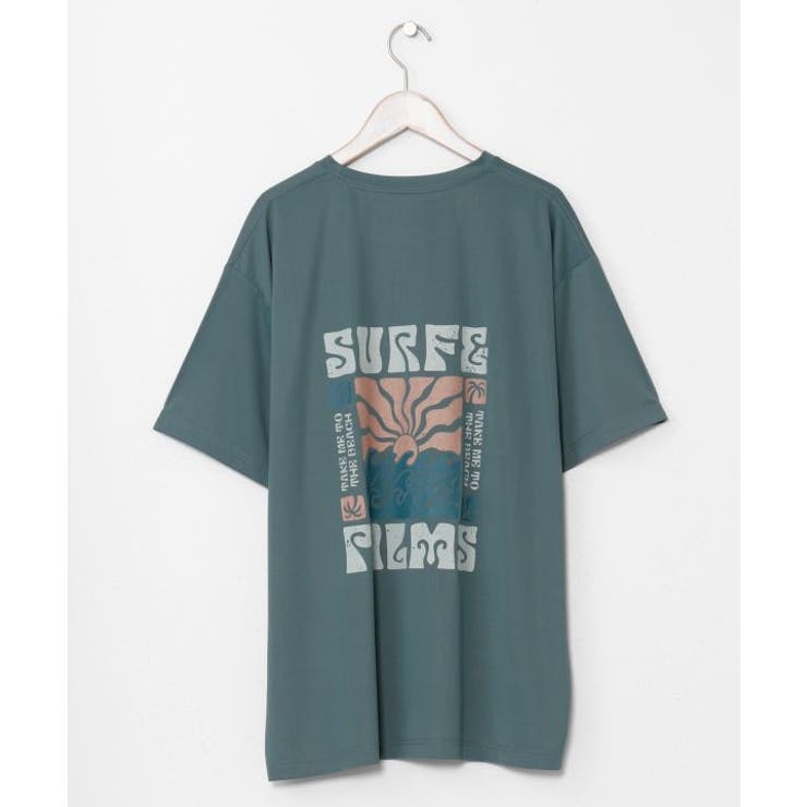 ブルー | 【カヒコ】【ＵＶカット加工】ビリーメンズTシャツ【SURF&Palms】 | アミナコレクション 
