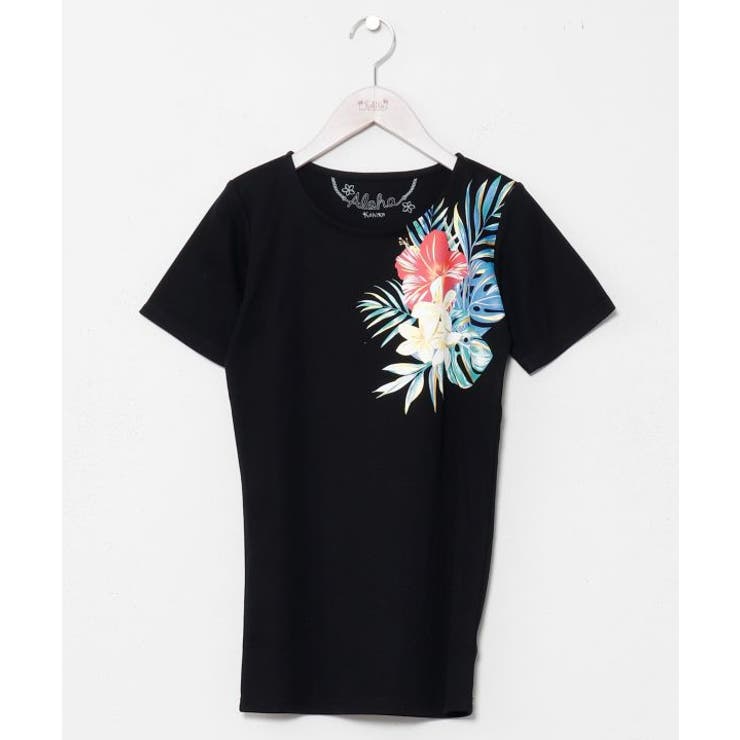ブラック | 【カヒコ】アラナフラＴシャツ | アミナコレクション 