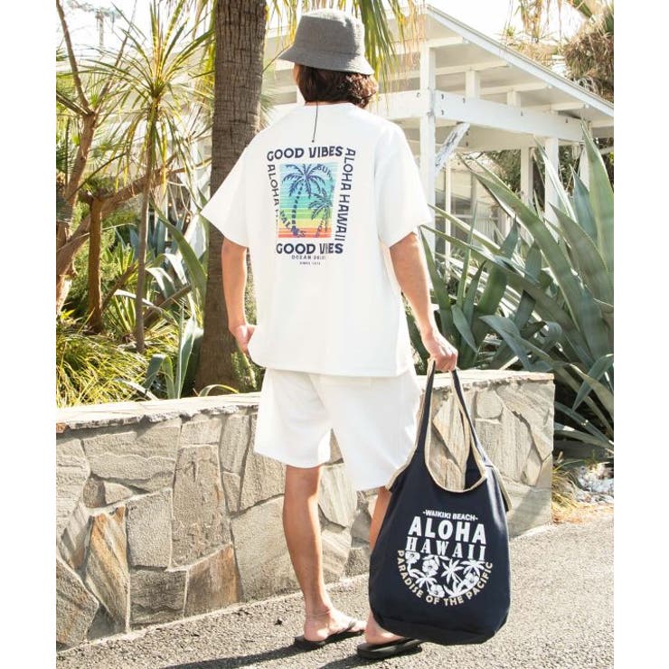 【カヒコ】カハルウメンズＴシャツ【SURF&Palms】 | アミナコレクション | 詳細画像2 