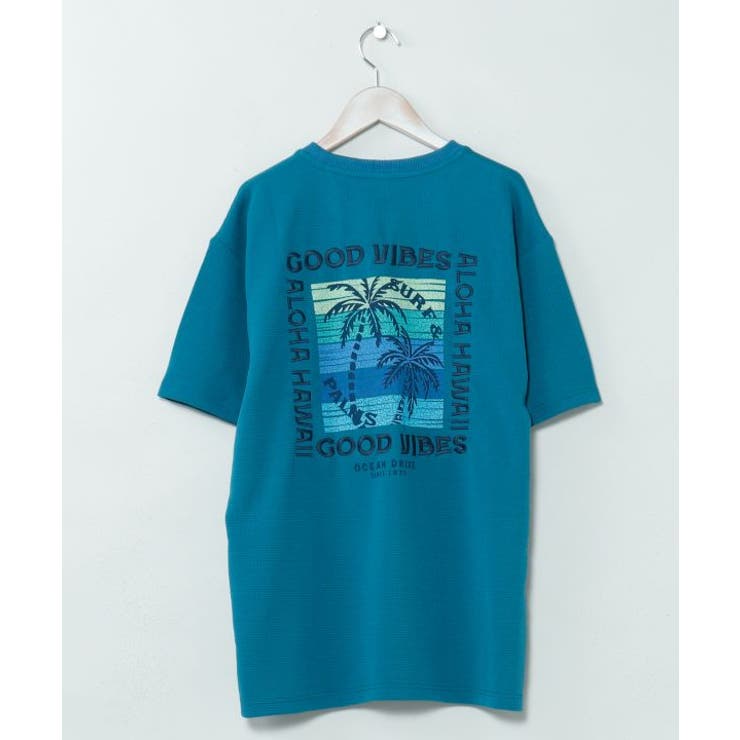 ブルー | 【カヒコ】カハルウメンズＴシャツ【SURF&Palms】 | アミナコレクション
