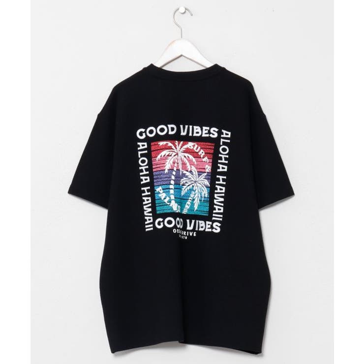 ブラック | 【カヒコ】カハルウメンズＴシャツ【SURF&Palms】 | アミナコレクション