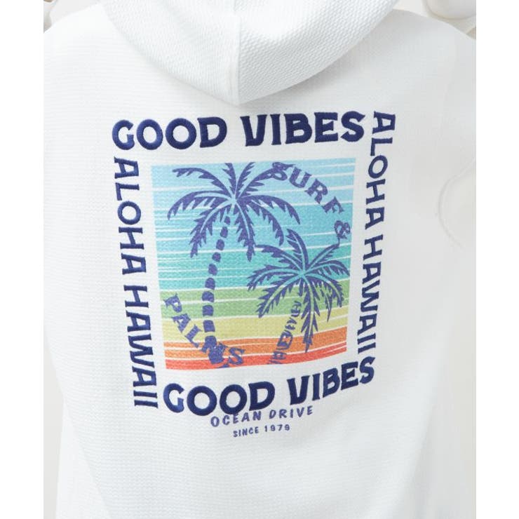 【カヒコ】カハルウメンズジップアップパーカー【SURF&Palms】 | アミナコレクション  | 詳細画像12 