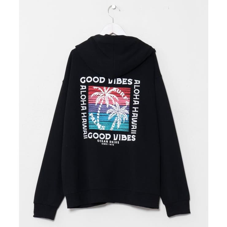 【カヒコ】カハルウメンズジップアップパーカー【SURF&Palms】 | アミナコレクション  | 詳細画像6 
