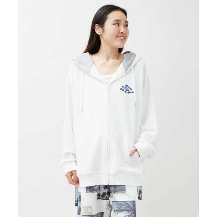 【カヒコ】カハルウメンズジップアップパーカー【SURF&Palms】 | アミナコレクション  | 詳細画像9 