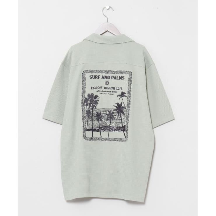 カーキ | 【カヒコ】キカウアメンズシャツ | アミナコレクション 