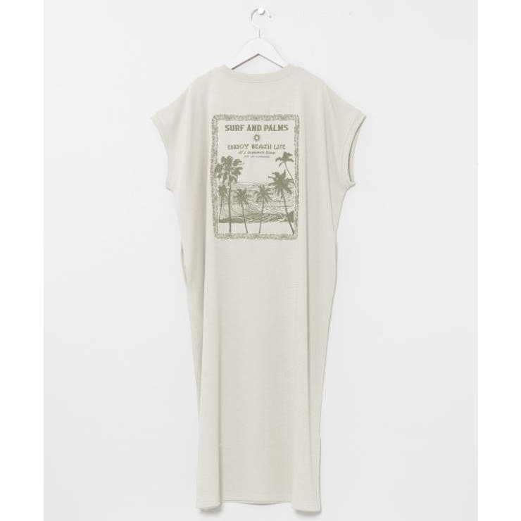 ホワイト | 【カヒコ】キカウアワンピース【SURF&Palms】 | アミナコレクション 