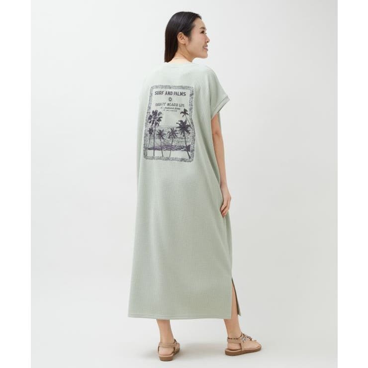 カーキ | 【カヒコ】キカウアワンピース【SURF&Palms】 | アミナコレクション 