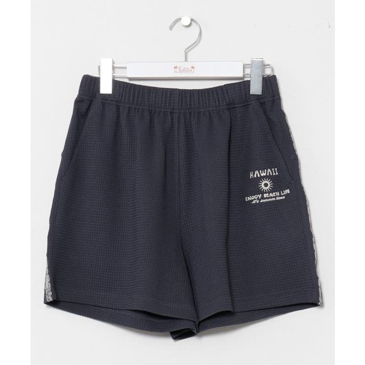 チャコール | 【カヒコ】キカウアハーフパンツ【SURF&Palms】 | アミナコレクション 