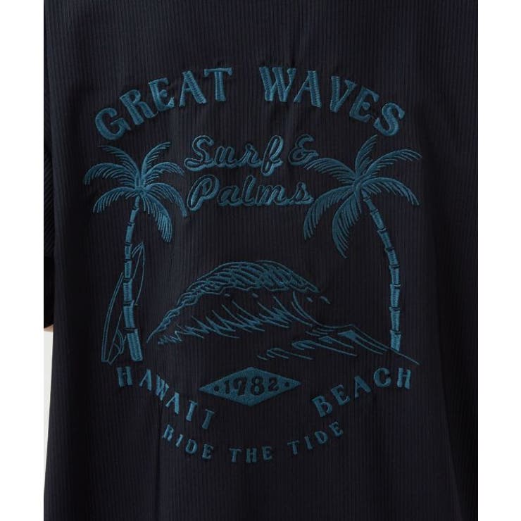 【カヒコ】【UVカット加工】マナレメンズＴシャツ【SURF&Palms】 | アミナコレクション  | 詳細画像12 