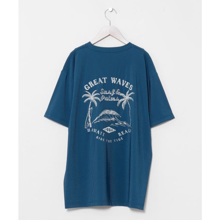 【カヒコ】【UVカット加工】マナレメンズＴシャツ【SURF&Palms】 | アミナコレクション  | 詳細画像5 