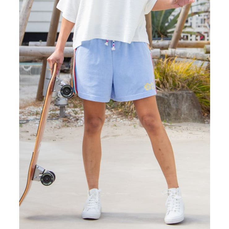 ブルー | 【カヒコ】パホアハーフパンツ【SURF&Palms】 | アミナコレクション 