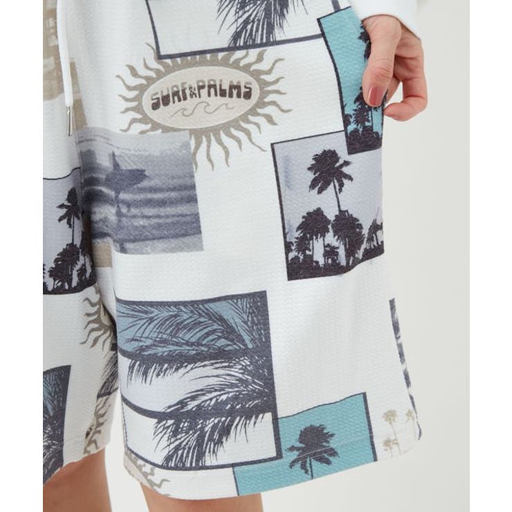 【カヒコ】カカパメンズハーフパンツ【SURF&Palms】 | アミナコレクション  | 詳細画像8 