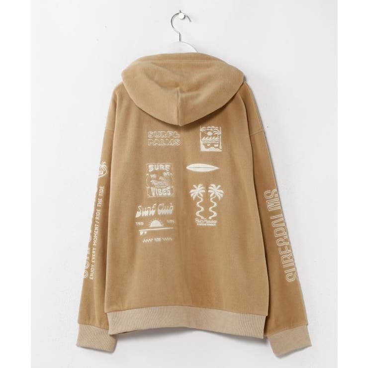 【カヒコ】パイアメンズジップアップパーカー【SURF&Palms】 | アミナコレクション | 詳細画像7 
