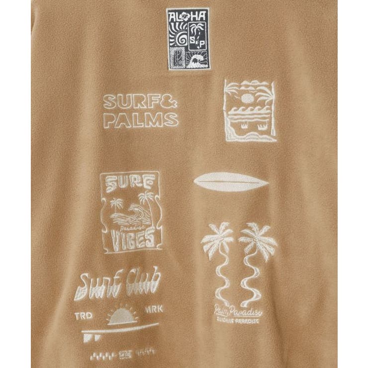【カヒコ】パイアメンズハーフジッププルオーバー【SURF&Palms】 | アミナコレクション | 詳細画像12 