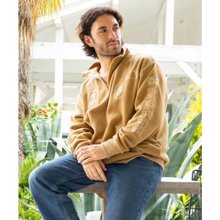 【カヒコ】パイアメンズハーフジッププルオーバー【SURF&Palms】 | アミナコレクション | 詳細画像15 