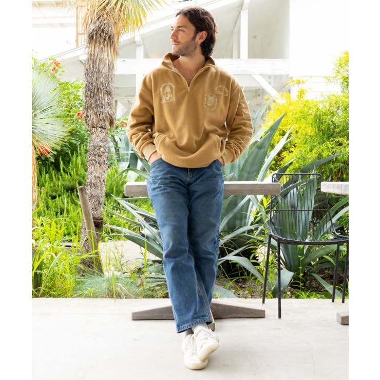 【カヒコ】パイアメンズハーフジッププルオーバー【SURF&Palms】 | アミナコレクション | 詳細画像2 