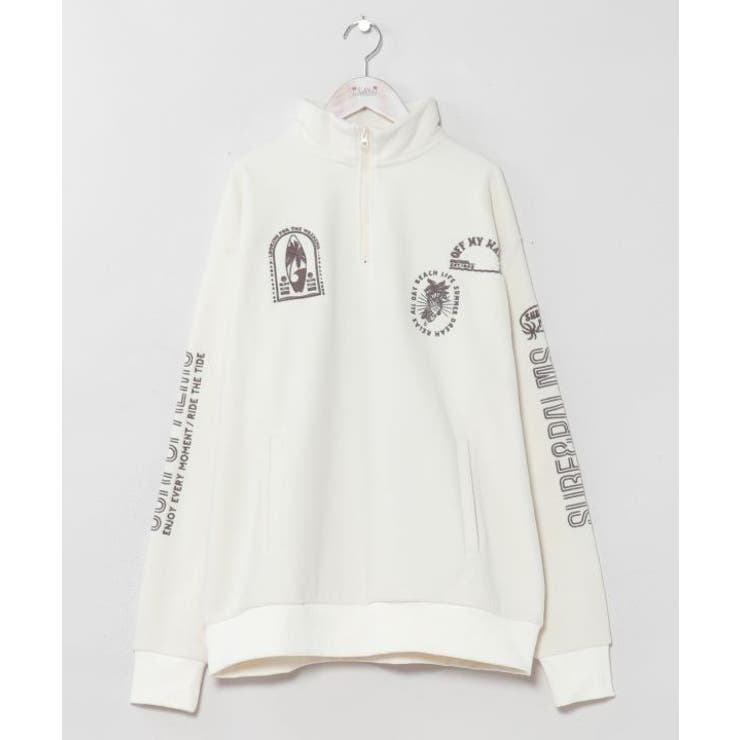 【カヒコ】パイアメンズハーフジッププルオーバー【SURF&Palms】 | アミナコレクション | 詳細画像6 
