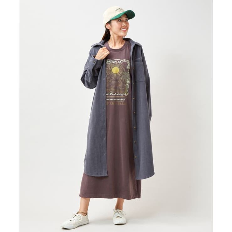 【カヒコ】アドリアーノTシャツワンピース【SURF&Palms】 | アミナコレクション  | 詳細画像4 